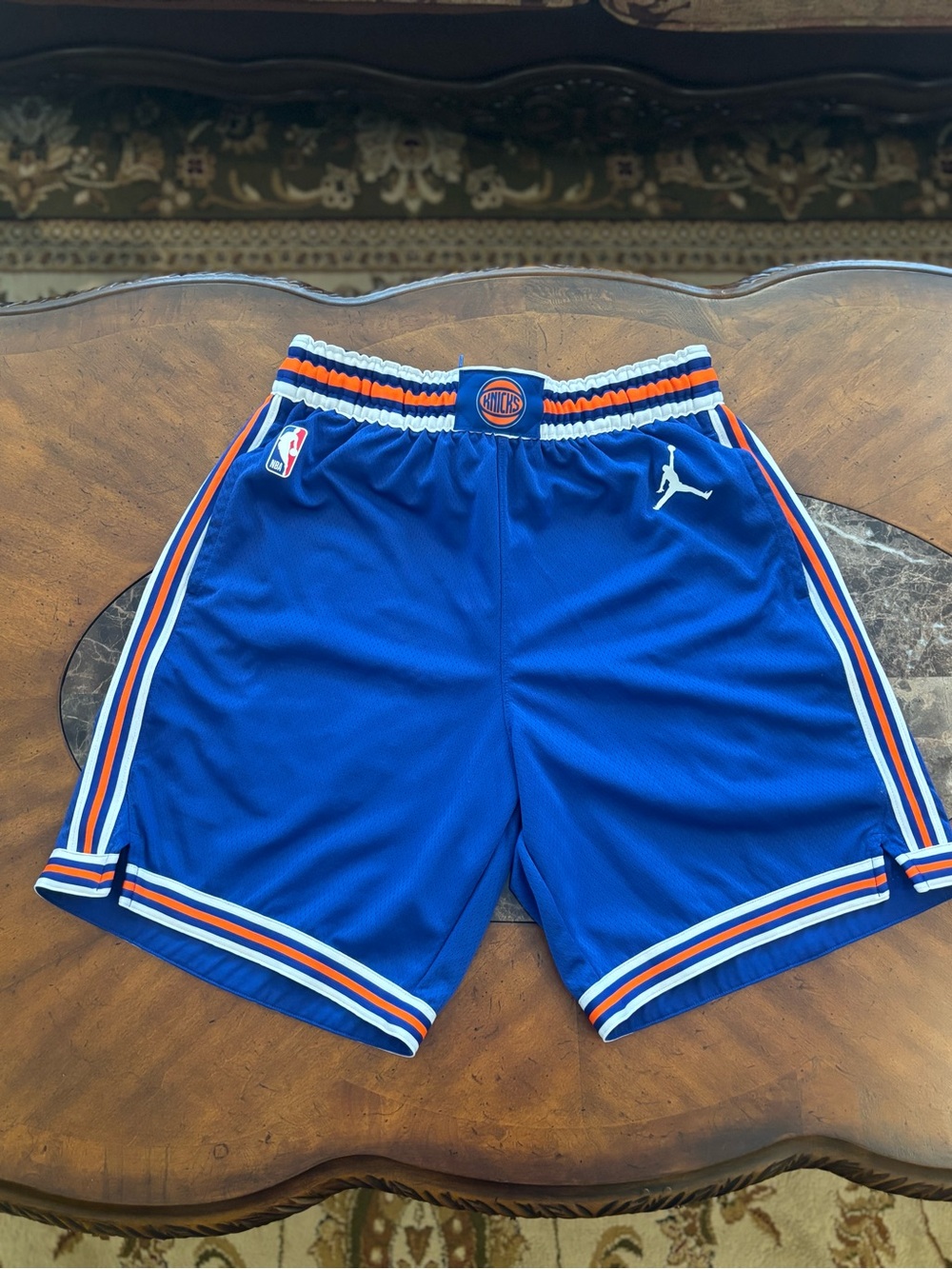 Men's New York Knicks Nike DRI-FIT Blue 2019/20 Alternate Swingman Shorts